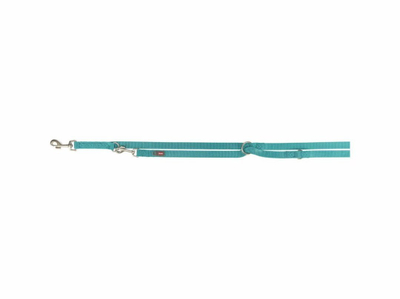 Set qafore me litar Trixie Premium, i rregullueshëm, 2 metra, aqua blu