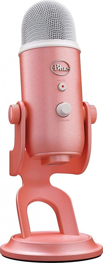 Mikrofon Logitech Blue Yeti USB, rozë