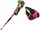 Shkopinj ski Leki Venom SL 3D Women, 110cm, rozë