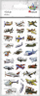 Ngjitësa dekorativë Titanum Convex Soft Stickers Flying Machines, set me ngjyra nga të gjitha