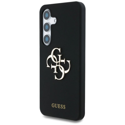 Guaskë telefoni Guess Silicone Big 4G, për Samsung Galaxy S25, TPU, e zezë