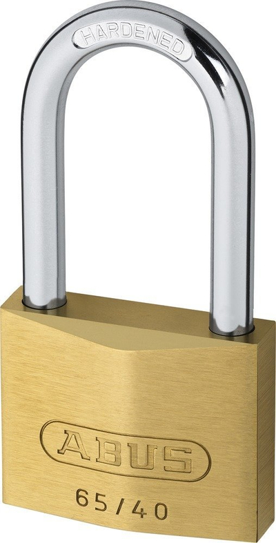 Kyç tunxh ABUS 65 40mm, hark i gjatë 40mm, çelik i forcuar