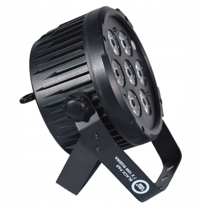 Reflektor LED Light4Me Black Par 7x10W, DMX, i zi