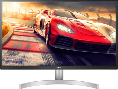 Monitor LG 27UL500P W, 27", 4K Ultra HD, ngjyrë argjendi
