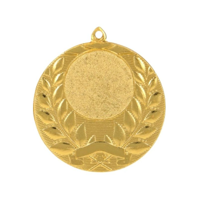 Medalje sportive Victoria Sport Medal, çelik, vend për emblemë 25 mm, ngjyrë ari