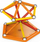 Сет конструктивен магнетен Geomag Classic, 42 делови, шарен