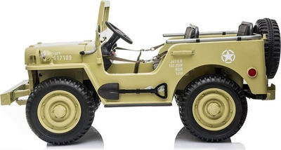 Veture elektrike për fëmijë Lean Sport JH101, 12V 14Ah, 4x45W, khaki