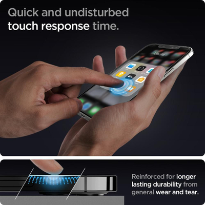Xham mbrojtës Spigen Glass.Tr Ez Fit 2-Pack, për iPhone 12 /iPhone 12 Pro