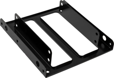 Adapter montimi Akasa AK-HDA-11, 3.5" në 2x 2.5", me kabllo SATA, i zi