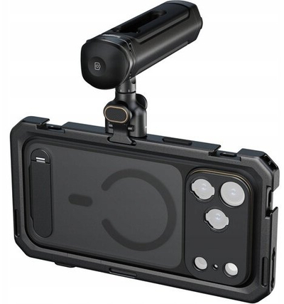 Kafaz mbajtës SmallRig 5540 Mobile Dual Handheld Kit për iPhone 17 Pro, me dorezë të dyfishtë, i zi