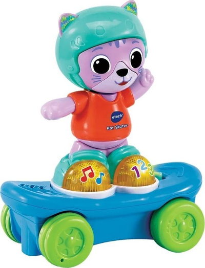 Lodër interaktive VTech Skater Cat, edukative për kalamaj, shumëngjyrëshe