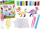 Set lodër rruza me ujë Leantoys Dinozaurë, DIY, 8 ngjyra, shumëngjyrëshe