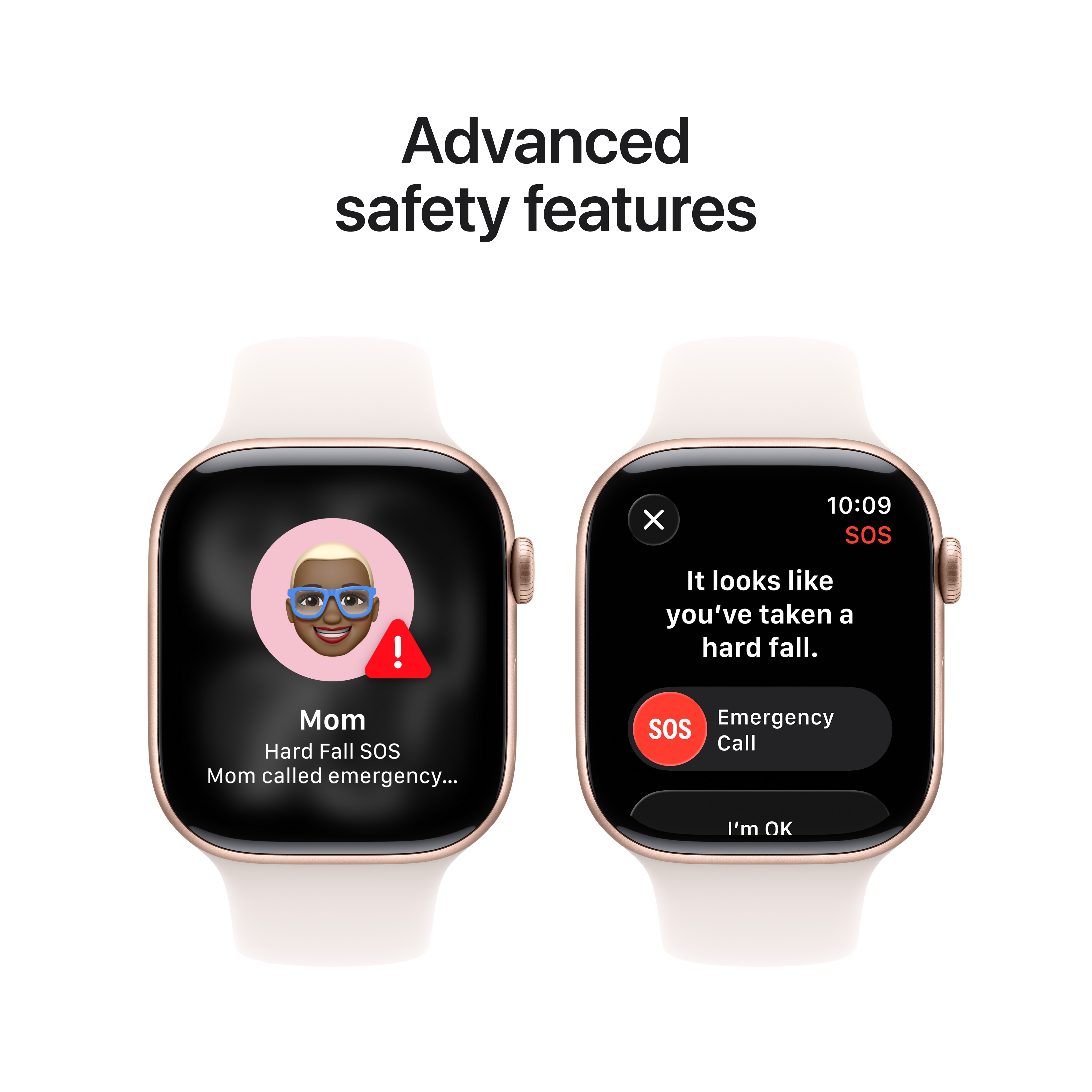 Apple Watch Series 11 GPS 46mm Rose Gold Aluminium Case with Light Blush Sport Band, M/L 6