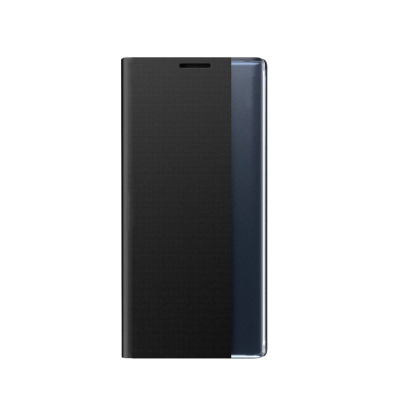 Капак за телефон Hurtel New Sleep Case iPhone 16e, флип со држач, црн