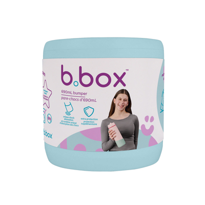 Mbrojtës silikoni b.box Flip Top 690ml, për termos, sea glass