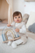 Vreçë gjumi për bebe Kenguru Gold, muslin pambuku, TOG 1, hazelnut