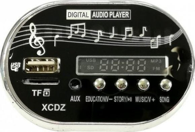 Panel muzike për veturë me bateri Audi R8, pjesë këmbimi, i zi