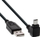 Kabllo InLine (34103), USB A - Mini USB-A, 0.3m, e zezë 