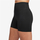 Shorce sportive Nike One High Waisted Biker, bel i lartë, e zezë