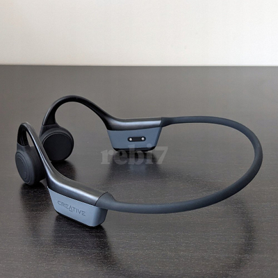 Kufje pa tela CREATIVE Outlier Free Mini, bone conduction, sportive, të zeza