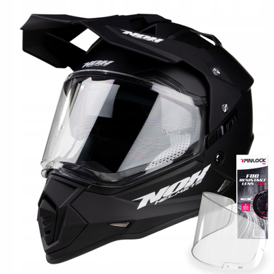 Helmetë motocross Nox N312, polikarbonat, sistem ventilimi, e bardhë