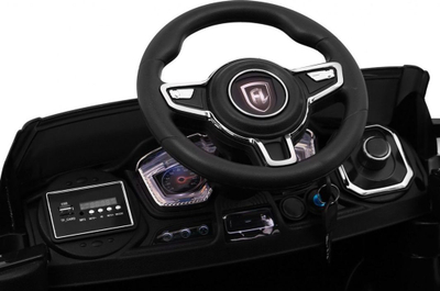 Makinë elektrike për fëmijë Ramiz Rapid Racer HL1618, me bateri rikarikueshme, 103 cm, e zezë