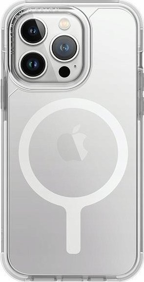 Kopertinë Uniq Combat për iPhone 15 Pro 6.1", MagSafe, transparente e bardhë