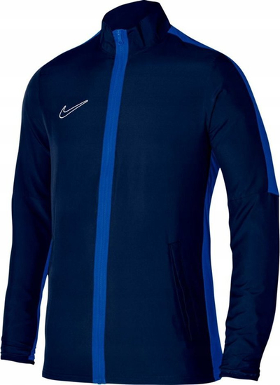Trenerkë Nike Dri-FIT Academy M DR1710-451, Dri-FIT, me zinxhir gjithëpërgjatë, blu navy