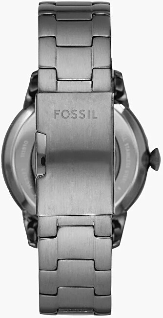 Ora Fossil Townsman Automatic për meshkuj, 44mm, çelik inox smoke, display i zi
