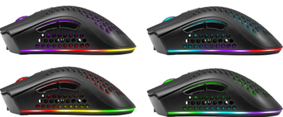 Maus Defender GM-709L Warlock, Gaming, RF Wireless+USB Type-A, i zi