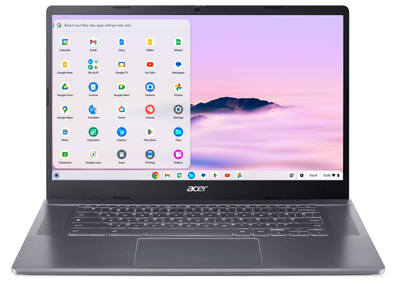 Laptop Acer Chromebook Plus 515 CB515-2H, Intel Core i5, 8GB RAM, 512GB SSD, 15.6" FHD, сив