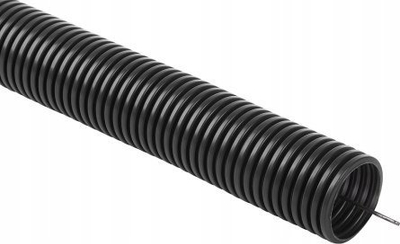 Tub fleksibël instalimi Stasiński, PVC i valëzuar, 25m, 25mm, rezistent ndaj UV