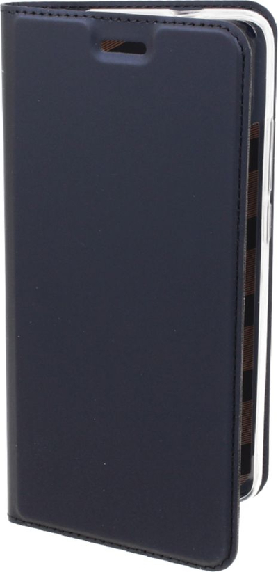 Kapak magnetik Dux Ducis për Huawei Honor 7C Y7 2018, lëkurë eco, blu