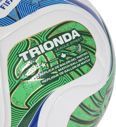Топка фудбал Adidas World Cup 26 Trionda League Junior 290, 290 g, за деца, повеќебојна