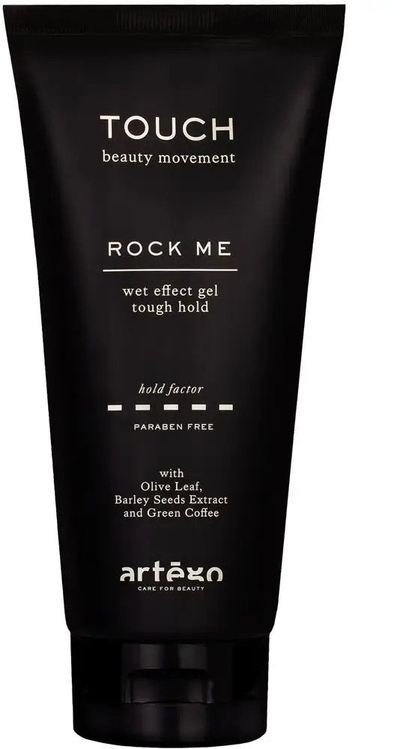 Гел за коса Artègo Touch Rock Me, ефект на влажна коса, 200 ml