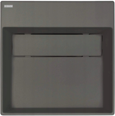 Lavabo banjoje Deante CQR TU4M, granit, mbi banak, anthracite metallic