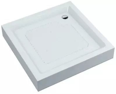 Тасна за туширање Aquaform STANDARD Square, 80x80 cm, акрилна, бела