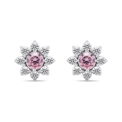 Vathë Brilio Silver Flowers EA577WP
