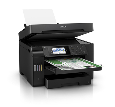 Printer multifunksional Epson EcoTank ET-16600, me depo boje, me ekran me prekje, i zi