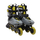 Ролерки inline Roces Otil 84 400894 00001, школка полипропилен, лежишта ABEC 7, црна