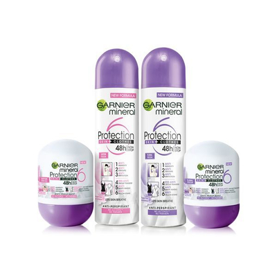 Sprej antiperspirant Protection Floral Fresh 48h Garnier 150 ml