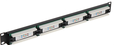 Patch panel Delta PP-24/RJ, 24x RJ-45, 1U, i zi