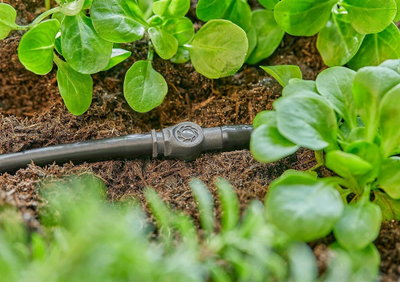 Lidhës ujitjeje Gardena Micro Drip, 4.6 mm 3/16", i zi