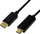 Kabllo LogiLink DisplayPort - HDMI, 3m, e zezë
