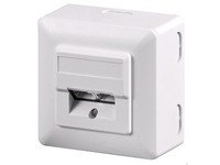 Prizë rrjeti Wentronic Goobay 50943, CAT 5e, 2x RJ45, e bardhë