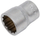 Dorezë çelësi Rockforce Socket 52914, 1/4", 14 mm, metalike