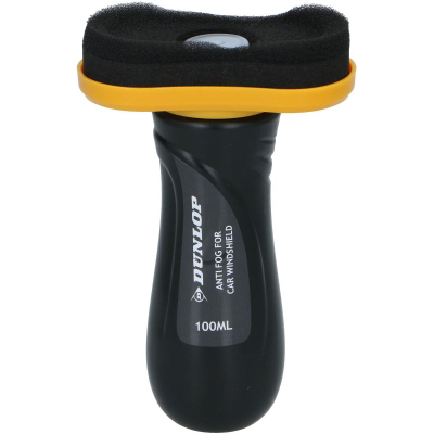 Mjet për pastrim xhami Dunlop Anti-Fog, 100ml, për xhamin e përparmë, i zi