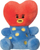 Lodër pelushi BT21 TATA Palm Pal, 5", e kuqe