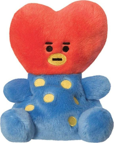 Lodër pelushi BT21 TATA Palm Pal, 5", e kuqe
