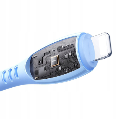 Kabllo karikimi Joyroom S-A59 Vibrant Series, USB-C në Lightning, 30W, 1.2m, blu e çelët
